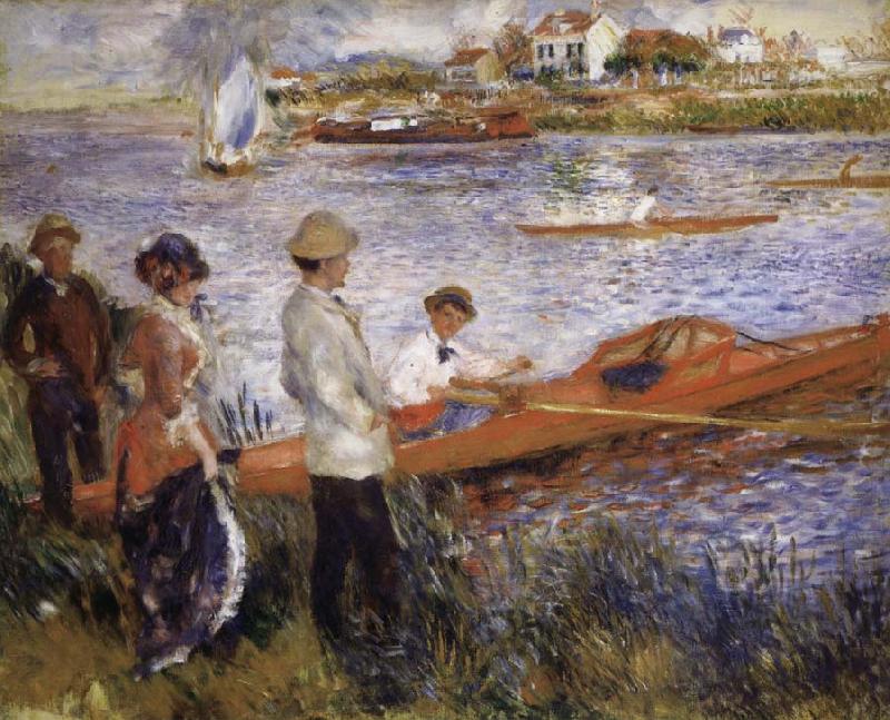 Pierre Renoir Oarsmen at Chatou